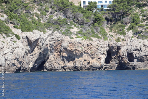 The coast of Mallorca