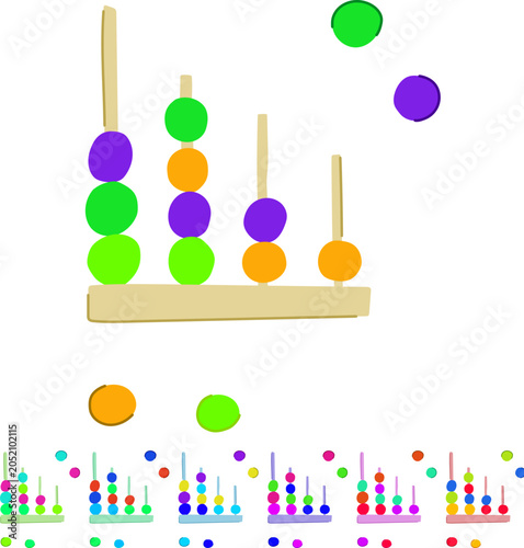 Bilde på lerret development shape sorter cartoon