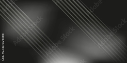 Картината върху платно Abstract Black oblique straight line background, minimalist elegant graphic