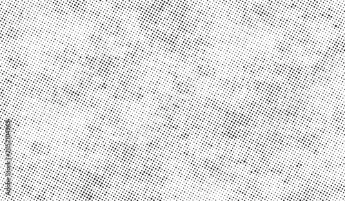 Black grunge halftone dots background. Abstract black and white halftone grunge distressed background.