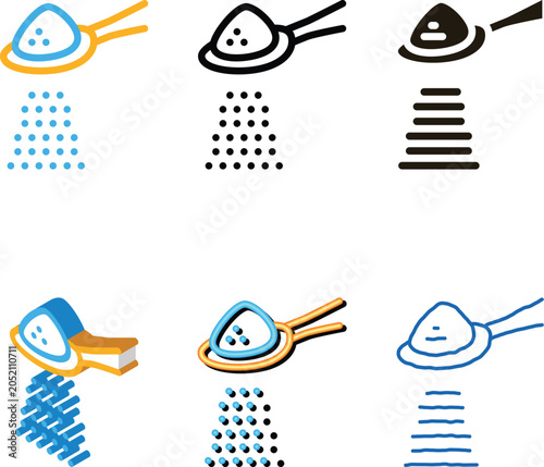 Photos Spoon Of Sugar Icon types Vector