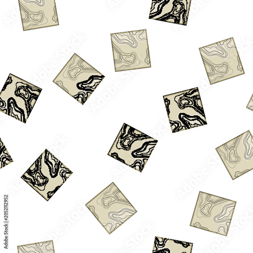Картината върху платно pattern canyon sea topogrphic cartoon