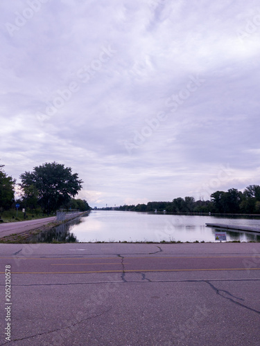 View of the rowing canal in Plovdiv