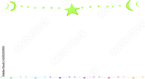 Foto nebula celestial divider border cartoon