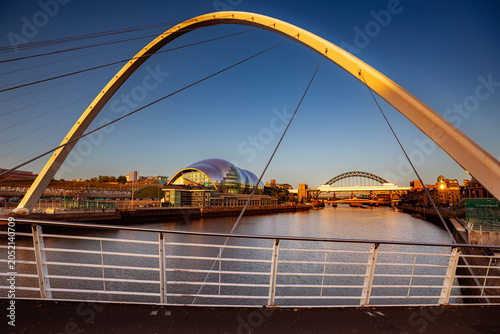 Newcastle Quayside Skyline, North East England, Great Britain, UK