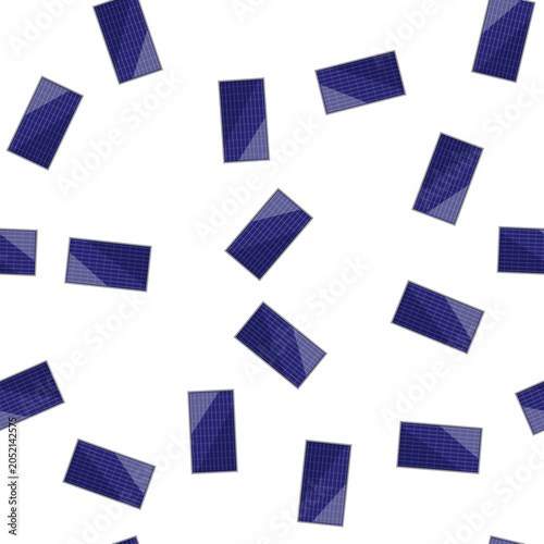Photos pattern renewable solar panels cartoon