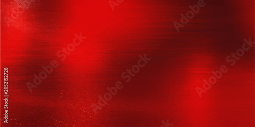 Obraz na płótnie A textured metallic surface in a vibrant, deep red hue, with subtle highlights and shadows creating a sense of depth and industrial elegance