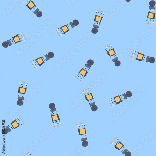 Photography pattern renew exfoliating scrub cartoon
