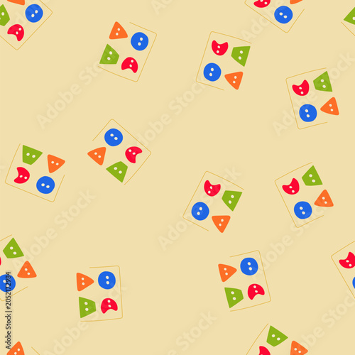 Bilde på lerret pattern motor shape sorter cartoon