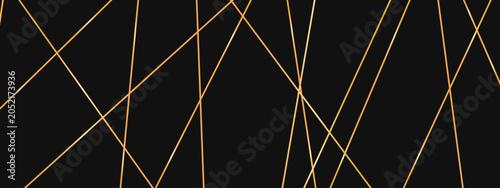 Photos Abstract gold chaotic line pattern with random diagonal stripes