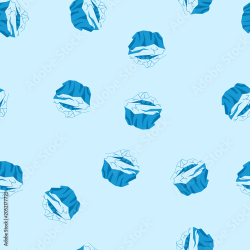 Slika na platnu pattern thaw ice crack cartoon