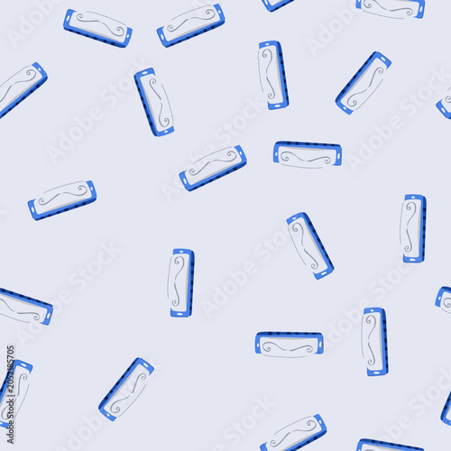Photography pattern folk harmonica cartoon