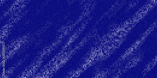 Rich Blue Data Inspired Pixel Pattern stylish background