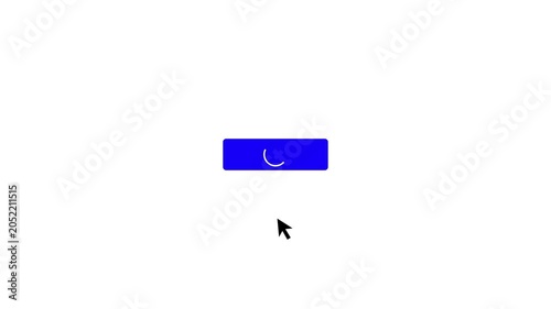 animated search button click with loading indicator and mouse cursor interaction.
