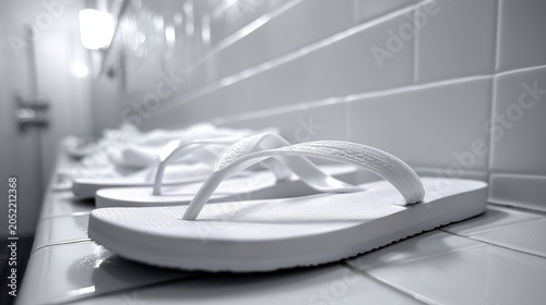 White Flip Flop