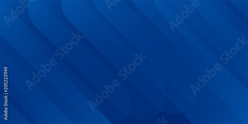 Cuadro en lienzo Abstract blue background with glowing geometric lines