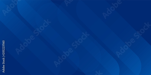 Schilderij op canvas Abstract blue background with glowing geometric lines