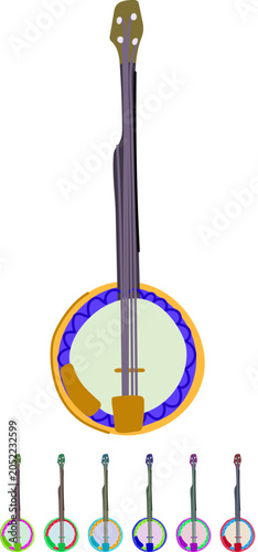 Fotografía rhythm banjo cartoon