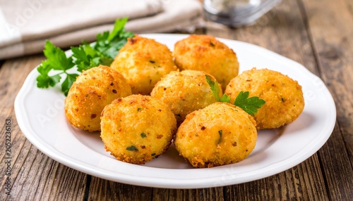 potato croquette food AI generated