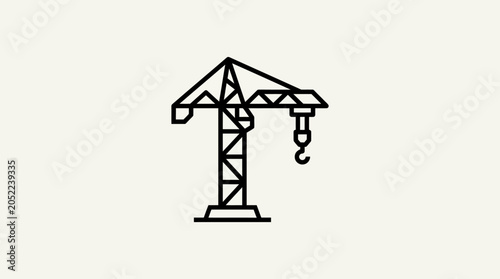 Foto Crane Construction Equipment Machine.