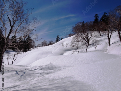 Winter hike at Mt.Bihinai