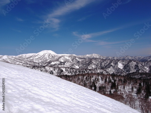 Winter hike at Mt.Bihinai