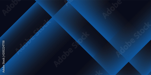 Blue design black abstract background geometry shine and layer element vector for presentation abstract