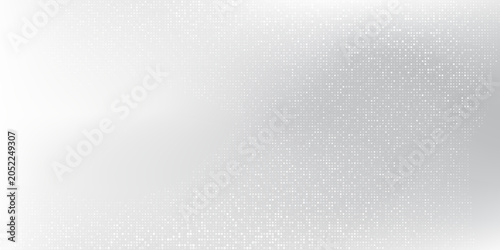 Modern grey background poster with dynamic. technology network art