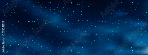 Foto Cosmic universe scene featuring glittering celestial bodies, swirling dust formations, and radiant light effects on a deep black celestial canvas with silver sparkles