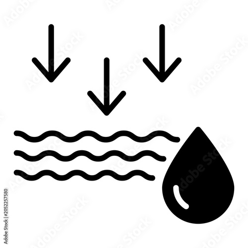 Fotografía liquid absorption solid icon