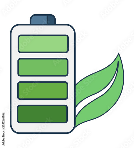flat vector illustration of eco-friendly electric vehicles and green energy icons ideal for sustainability and clean technology concepts