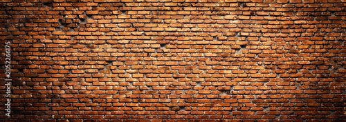 dark brick wall, vintage te...