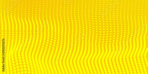 Modern bright yellow background with lines pattern abstract
