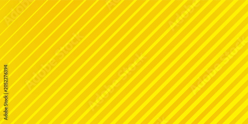 Modern bright yellow background with lines pattern abstract