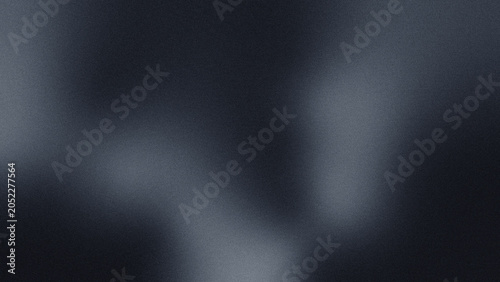 Cool blue gray light leak on grainy dark background with soft gradient transitions for minimalist graphic design and moody cinematic visual presentations.