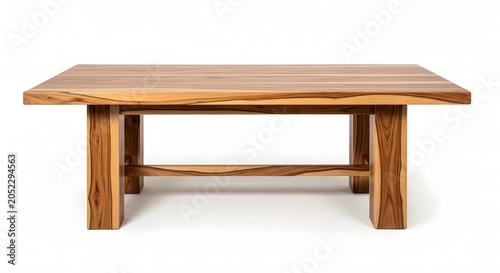 Modern live edge wooden coffee table