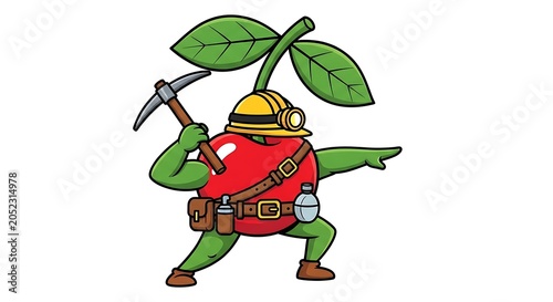 Cartoon superhero character in green cape flying.