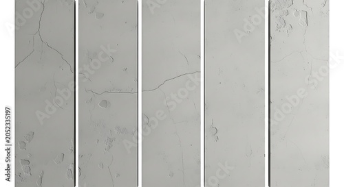 Gray wooden planks with vertical lines and cracks