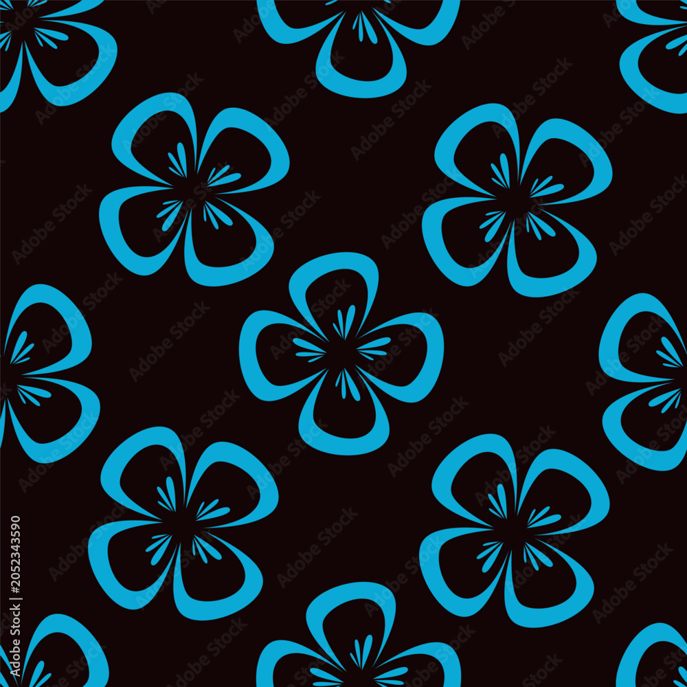 Fototapeta premium seamless floral pattern
