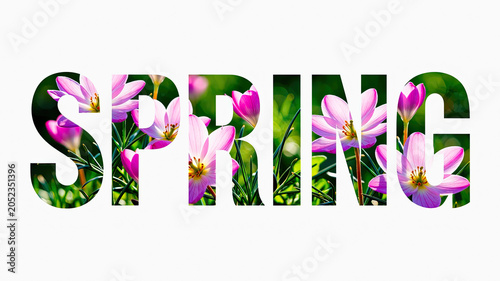 Creative typography design of the word 
