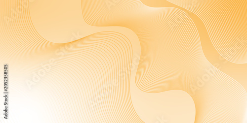 Dynamic flow transparent sound swoosh blend line. abstract wave digital gold and white gradient geometric technology. vector line wave gradient poster blend background.