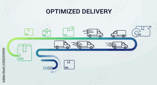 Efficient logistics and delivery process.
