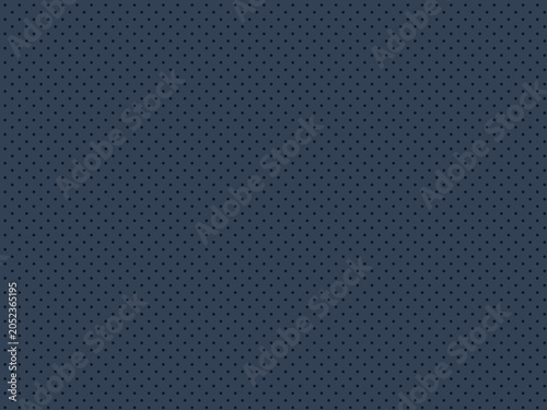 Dark blue polka dot pattern background with small seamless dots