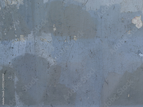 Schilderij op canvas Polished concrete texture displaying a smooth grey cement surface with subtle bl