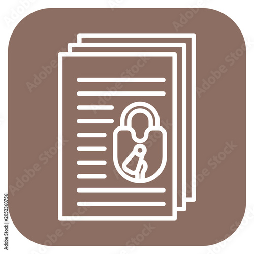 Canvastavla Confidentiality Icon