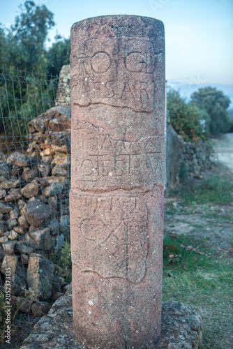 Roman city of Caparra, Extremadura, Spain