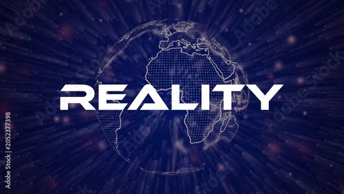 Reality Global Digital Transformation Concept technology animation animated motion graphics