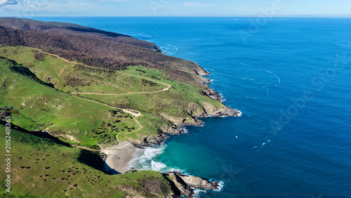 Fotografi Blowhole Beach, Deep Creek Conservation Park, South Australia – 4K Aerial Drone