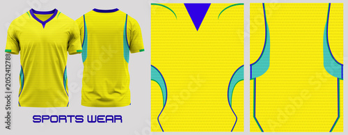 Foto T-shirt Brazil jersey 2026, fifa world cup jersey ready to customized name and n