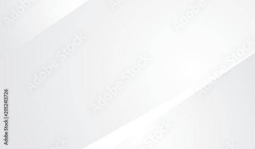 Foto Minimal white abstract geometric background with clean modern design, professional corporate template for business presentations and brochures